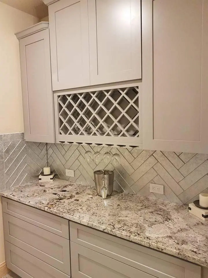 Contemporary bathroom remodel with floating vanity