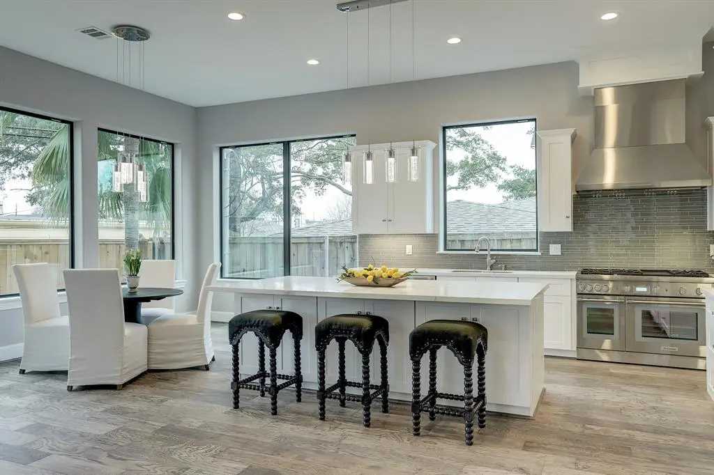 Open concept kitchen cabinets