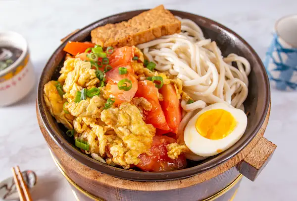 Authentic Chinese cuisine platter