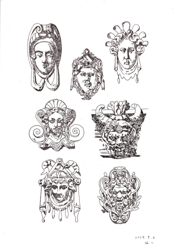 蔦松藝術高中美術科學生風景作品